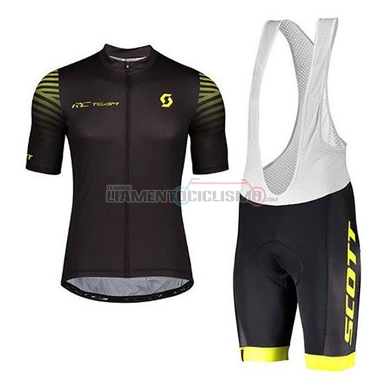 Abbigliamento Ciclismo Scott Manica Corta 2020 Nero Giallo