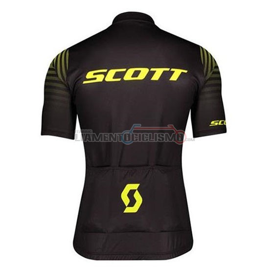 Abbigliamento Ciclismo Scott Manica Corta 2020 Nero Giallo