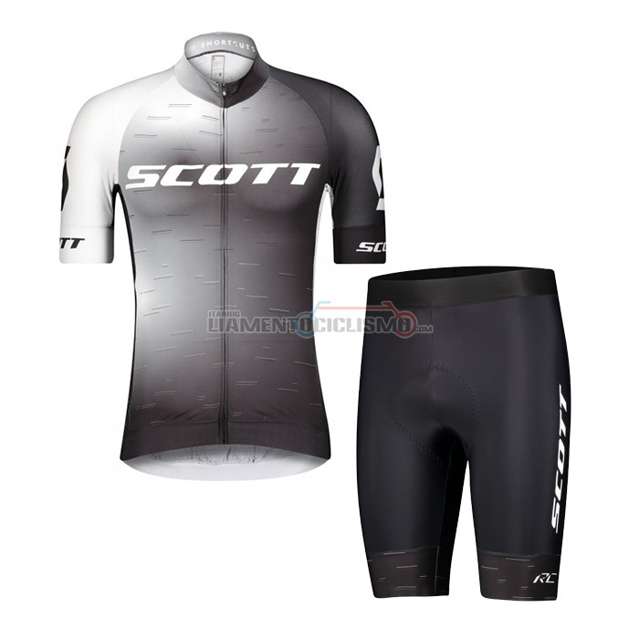 Abbigliamento Ciclismo Scott Manica Corta 2021 Bianco