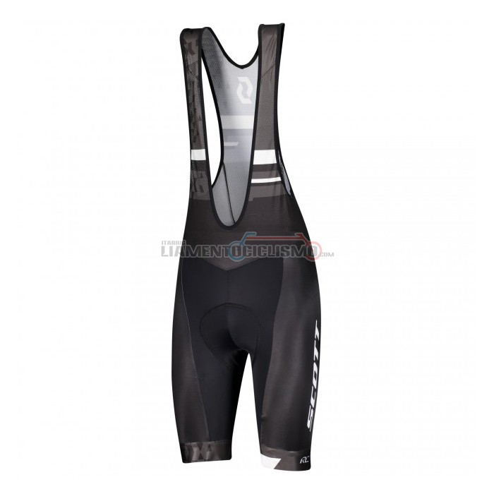 Abbigliamento Ciclismo Scott Manica Corta 2021 Bianco Nero