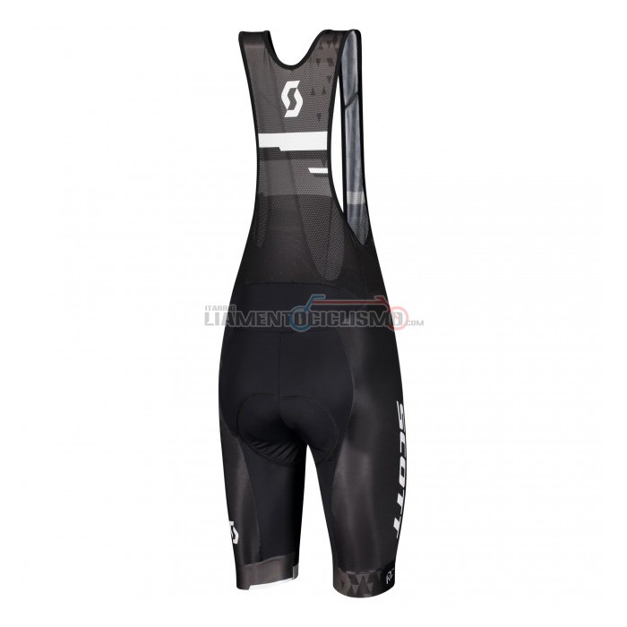 Abbigliamento Ciclismo Scott Manica Corta 2021 Bianco Nero