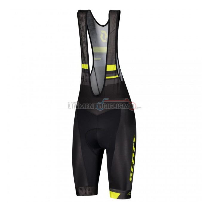 Abbigliamento Ciclismo Scott Manica Corta 2021 Giallo Nero