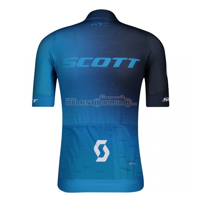 Abbigliamento Ciclismo Scott Manica Corta 2021 Nero Blu