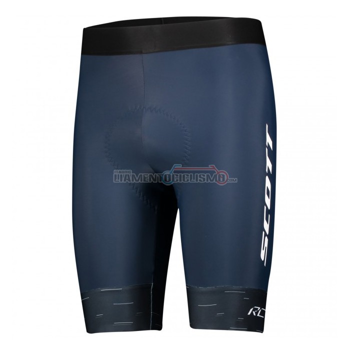 Abbigliamento Ciclismo Scott Manica Corta 2021 Nero Blu