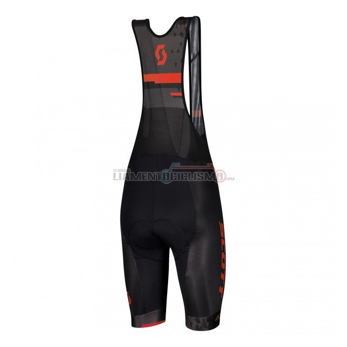 Abbigliamento Ciclismo Scott Manica Corta 2021 Rosso Nero