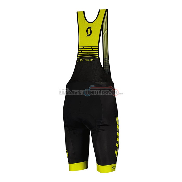 Abbigliamento Ciclismo Scott Manica Corta 2022 Bianco Giallo