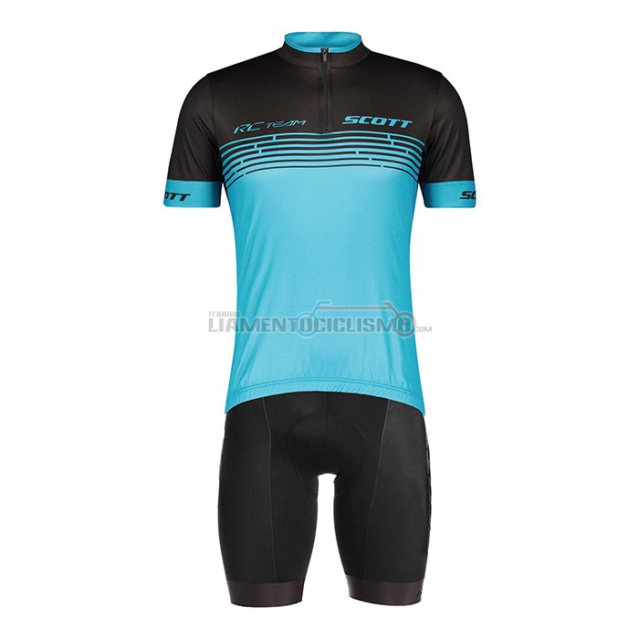 Abbigliamento Ciclismo Scott Manica Corta 2022 Blu