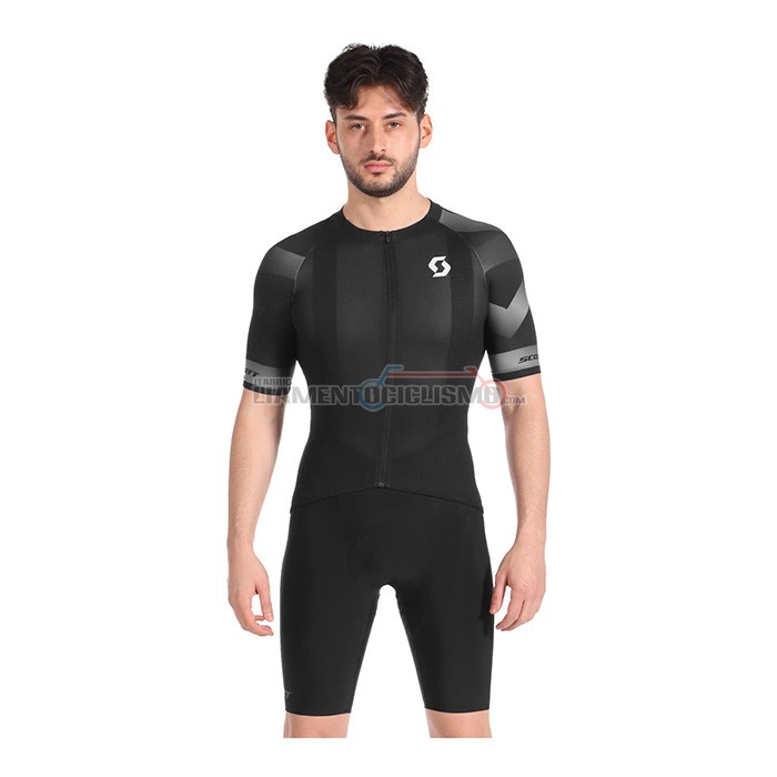 Abbigliamento Ciclismo Scott Manica Corta 2022 Nero(1)