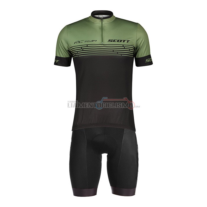 Abbigliamento Ciclismo Scott Manica Corta 2022 Verde