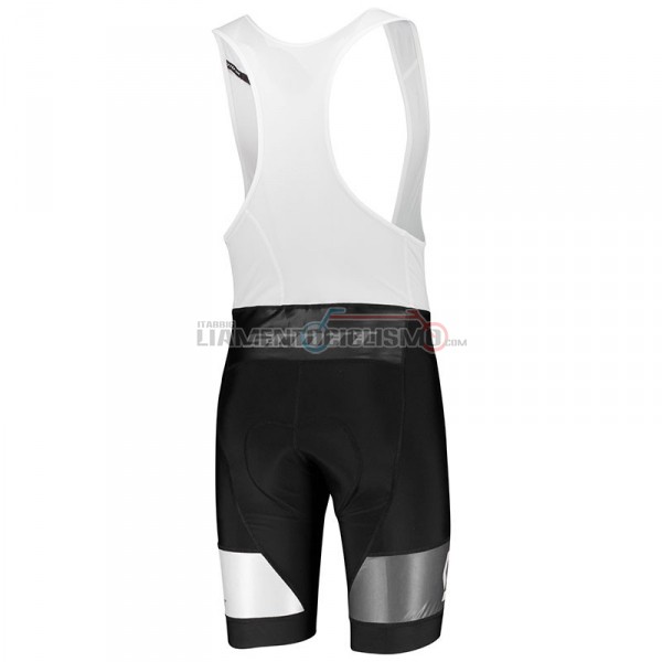 Abbigliamento Ciclismo Scott RC Manica Corta 2018 Grigio Bianco