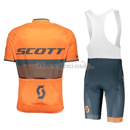 Abbigliamento Ciclismo Scott RC Manica Corta 2018 Nero Arancione