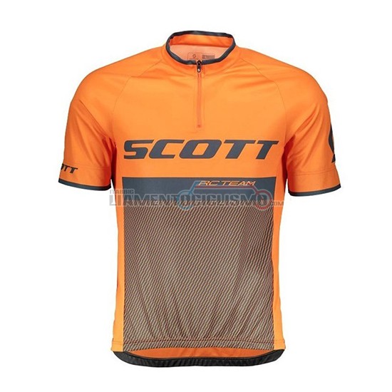 Abbigliamento Ciclismo Scott RC Manica Corta 2018 Nero Arancione