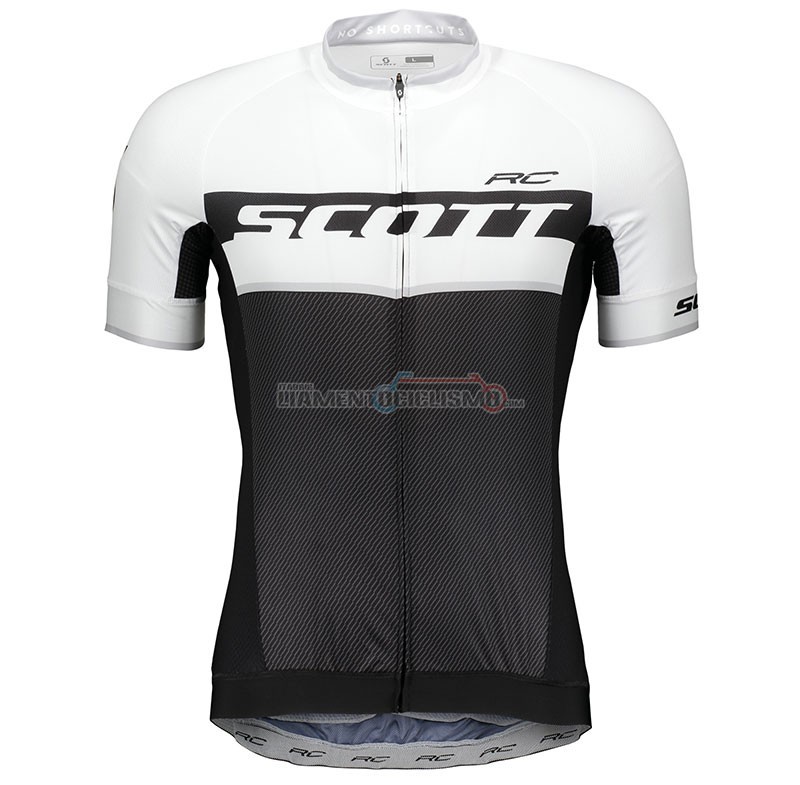 Abbigliamento Ciclismo Scott Rc Manica Corta 2018 Bianco