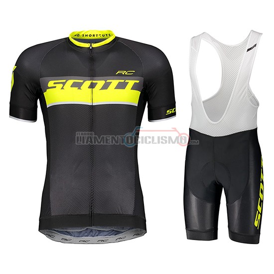 Abbigliamento Ciclismo Scott Rc Manica Corta 2018 Giallo