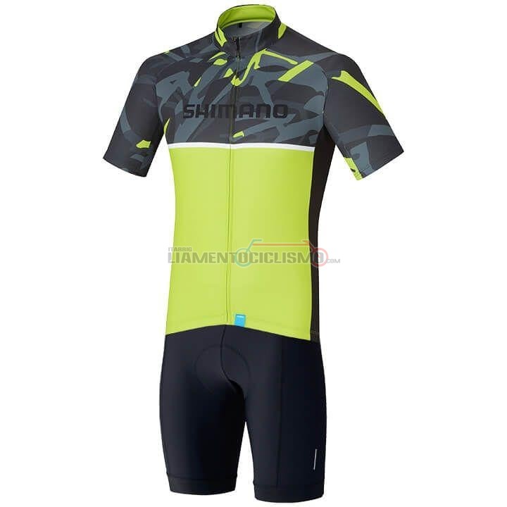 Abbigliamento Ciclismo Shimano Manica Corta 2020 Giallo