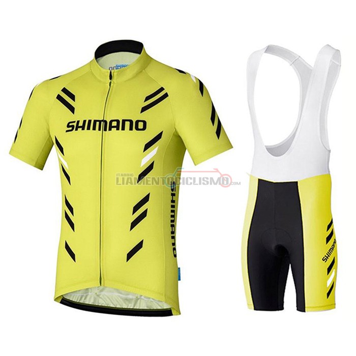 Abbigliamento Ciclismo Shimano Manica Corta 2021 Bianco