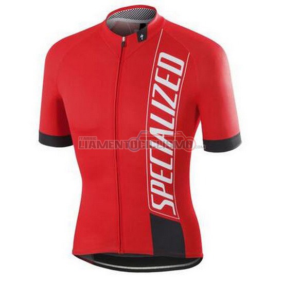 Abbigliamento Ciclismo Specialized Manica Corta 2016 Rosso Bianco Nero