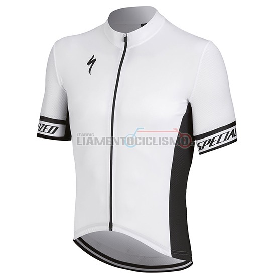 Abbigliamento Ciclismo Specialized Manica Corta 2018 Bianco Nero