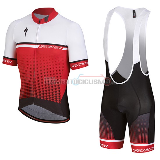 Abbigliamento Ciclismo Specialized Manica Corta 2018 Bianco Rosso Nero(1)