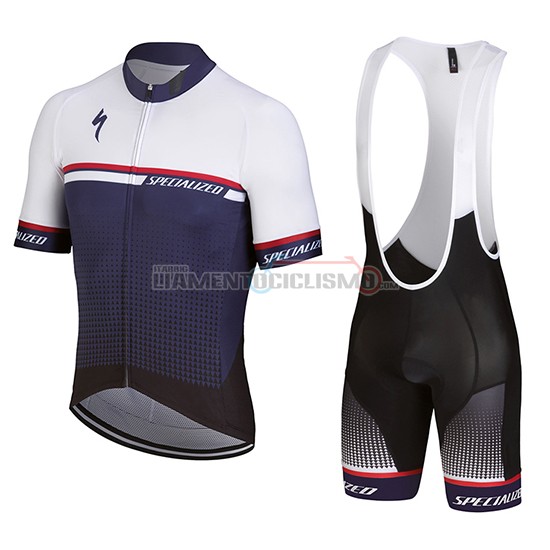 Abbigliamento Ciclismo Specialized Manica Corta 2018 Bianco Viola