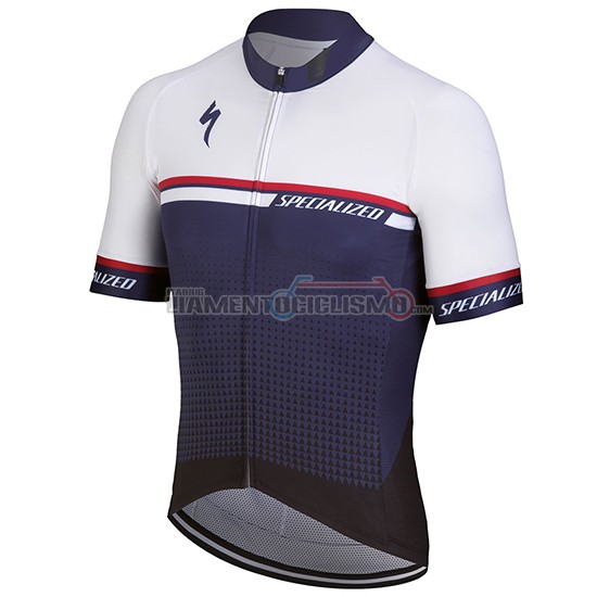 Abbigliamento Ciclismo Specialized Manica Corta 2018 Bianco Viola