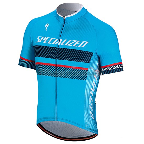 Abbigliamento Ciclismo Specialized Manica Corta 2018 Blu Nero Rosso