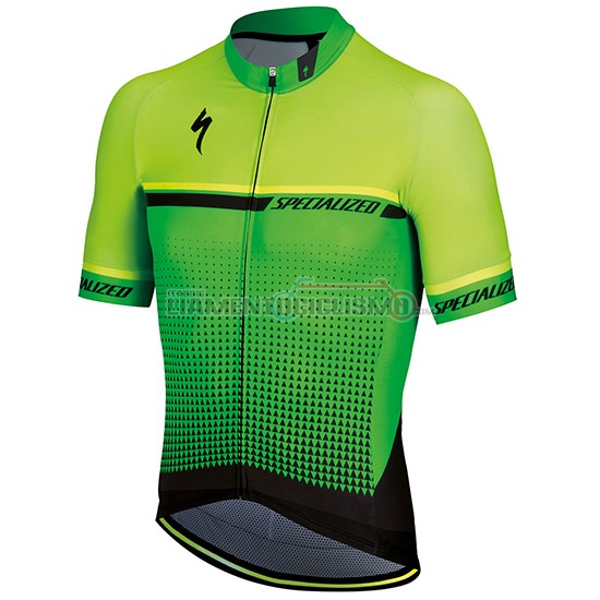 Abbigliamento Ciclismo Specialized Manica Corta 2018 Giallo Verde Nero