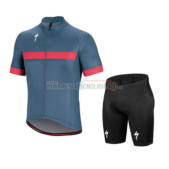 Abbigliamento Ciclismo Specialized Manica Corta 2018 Grigio Rosa Bianco