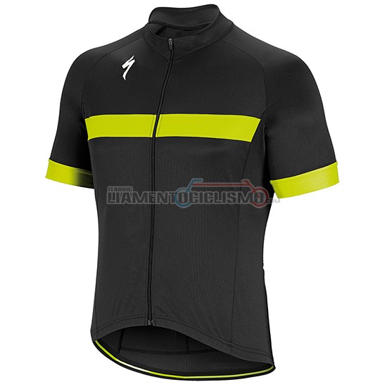 Abbigliamento Ciclismo Specialized Manica Corta 2018 Nero Bianco Giallo