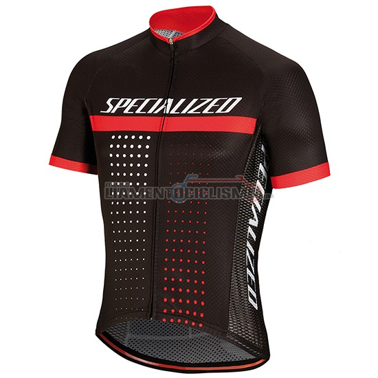 Abbigliamento Ciclismo Specialized Manica Corta 2018 Nero Bianco Rosso