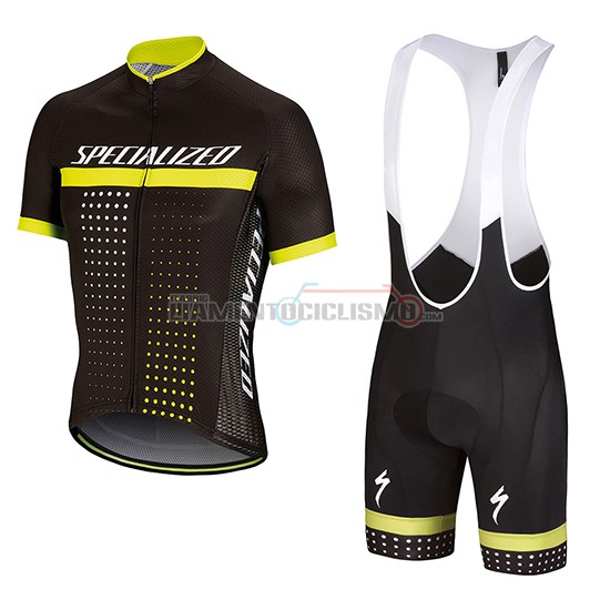 Abbigliamento Ciclismo Specialized Manica Corta 2018 Nero Giallo