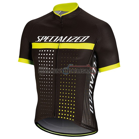 Abbigliamento Ciclismo Specialized Manica Corta 2018 Nero Giallo