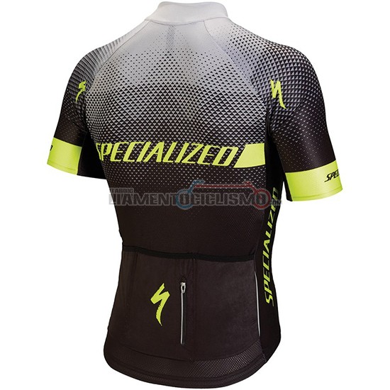 Abbigliamento Ciclismo Specialized Manica Corta 2018 Nero Grigio Giallo