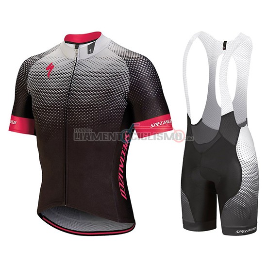 Abbigliamento Ciclismo Specialized Manica Corta 2018 Nero Grigio Rosa