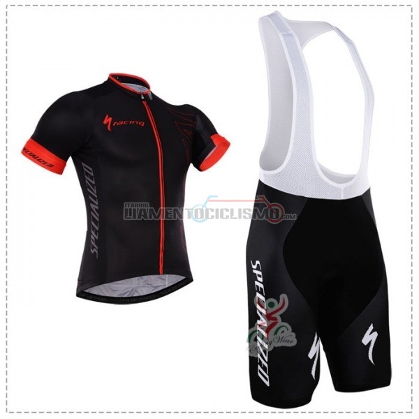 Abbigliamento Ciclismo Specialized Manica Corta 2018 Nero Rosso