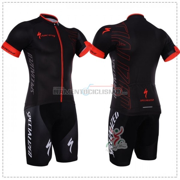 Abbigliamento Ciclismo Specialized Manica Corta 2018 Nero Rosso