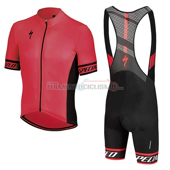 Abbigliamento Ciclismo Specialized Manica Corta 2018 Rosa Nero