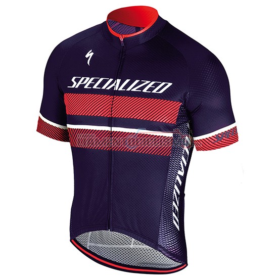 Abbigliamento Ciclismo Specialized Manica Corta 2018 Viola Rosso