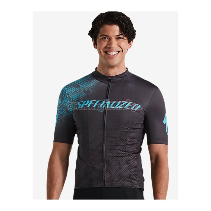 Abbigliamento Ciclismo Specialized Manica Corta 2021 Blu Nero