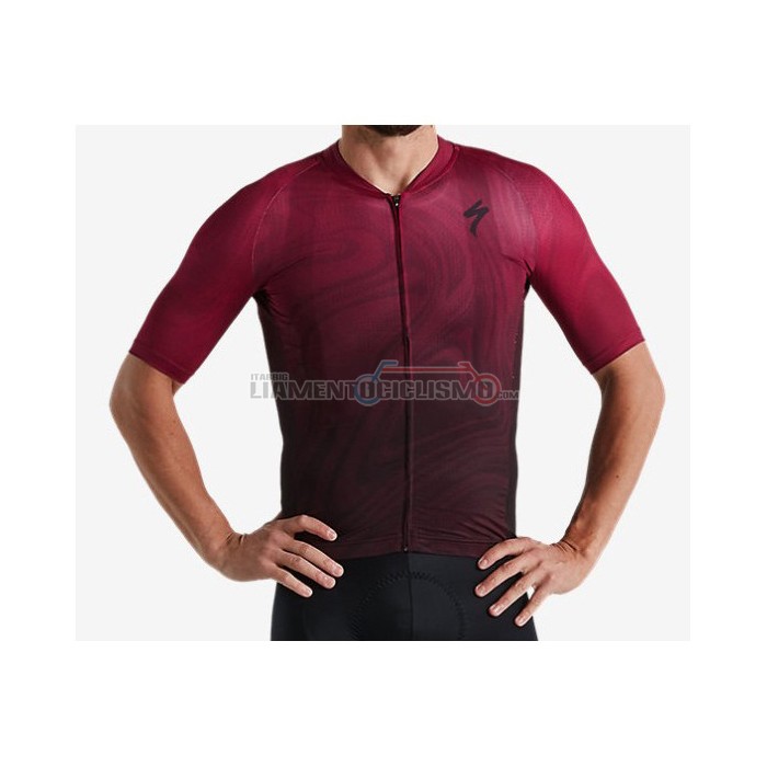 Abbigliamento Ciclismo Specialized Manica Corta 2021 Nero Rosso