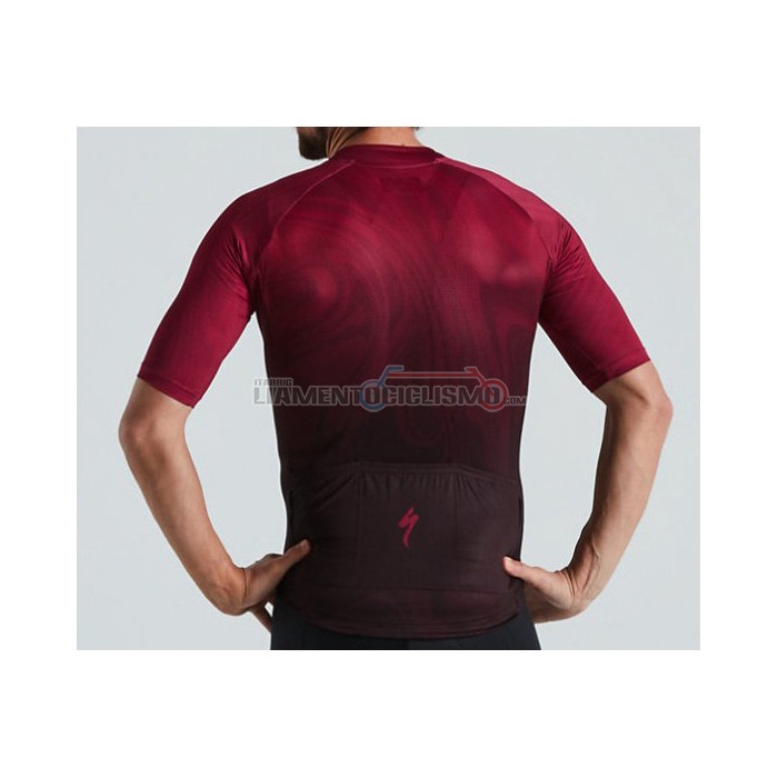 Abbigliamento Ciclismo Specialized Manica Corta 2021 Nero Rosso