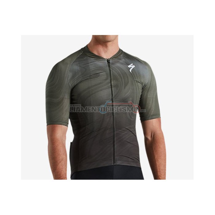 Abbigliamento Ciclismo Specialized Manica Corta 2021 Scuro Verde