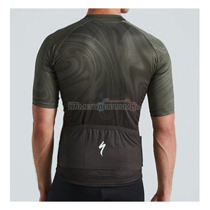 Abbigliamento Ciclismo Specialized Manica Corta 2021 Scuro Verde