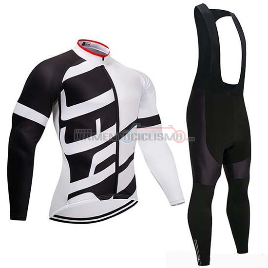 Abbigliamento Ciclismo Specialized Manica Lunga 2019 Nero Bianco