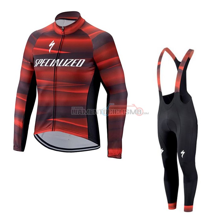 Abbigliamento Ciclismo Specialized Manica Lunga 2021 Rosso