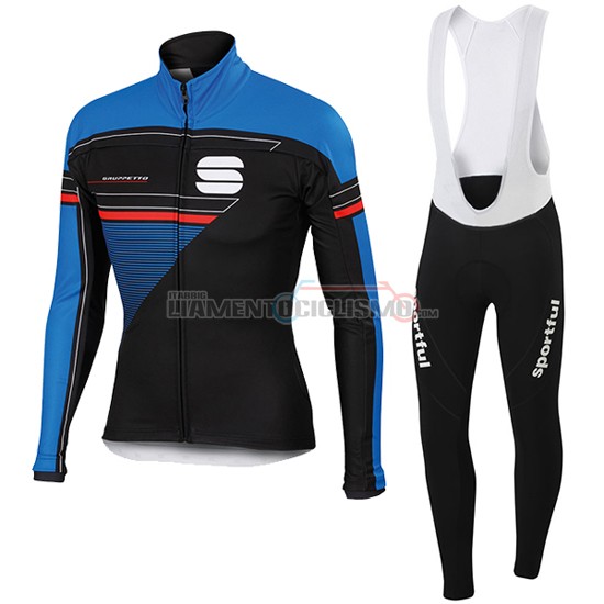 Abbigliamento Ciclismo Sportful ML 2016 nero e blu