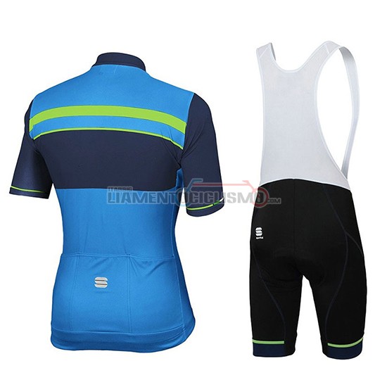 Abbigliamento Ciclismo Sportful Manica Corta 2018 Blu