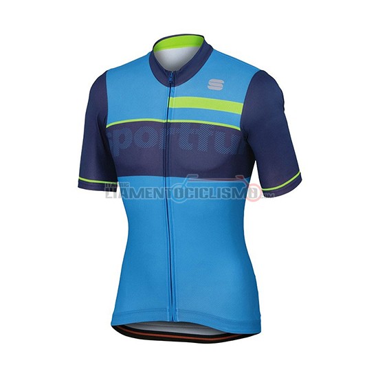 Abbigliamento Ciclismo Sportful Manica Corta 2018 Blu