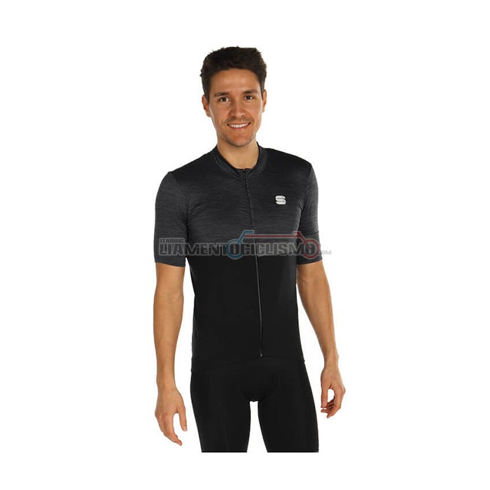 Abbigliamento Ciclismo Sportful Manica Corta 2021 Nero