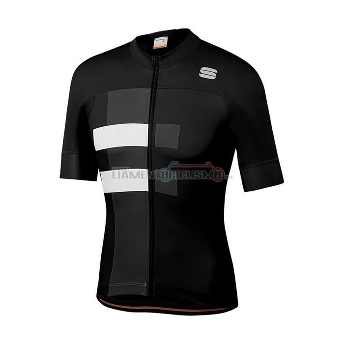 Abbigliamento Ciclismo Sportful Manica Corta 2021 Nero Bianco